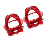 SMASOLO 2 Piezas Protector de Cabezas de Rociador contra Incendios Rojo Resistente para Rejillas de Techo Instalación Rápida y Protección contra Alarmas Falsas