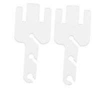 SMASOLO 2 Piezas Tensor Resistente para Máquinas de Tejer K Tipo Adaptador para Horquillas de Tensión Compatible con Addi King y Express de Fácil de Instalar y Duradero