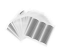 SMASOLO 20 hojas Pegatinas Adhesivas para Doble Párpado Negro Papel Fino Efecto Natural y Cómodo Delineado Temporal para Ojos Resistente al Maquillaje para Mujeres y Niñas