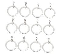 SMASOLO 20 Piezas Anillas para Cortinas Inoxidable Anillos para Colgar Cortinas de Baño y Ventanas Argollas para Sujetar y Amarre