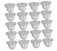 SMASOLO 200 piezas Clutch Back para Broches y Pines de Sujetadores Transparentes para Insignias y Etiquetas Nombre para Manualidades y Joyería
