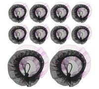 SMASOLO 20piezas Tocado de Ballet Redecilla Moño para Niñas Malla Borde Elástico Cubre Moños Invisible Accesorio de Ballet para Danza y Peluquería