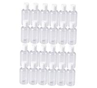 SMASOLO 24piezas Botellas Rellenables Para Viaje Unidades Organizadoras Resistentes Inodoras Ligeras Para Champú Loción Gel Ducha Uso Viajes y Actividades Al Aire