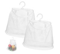 SMASOLO 2piezas Bolsas De Malla Colgantes para Cocina Almacenamiento Bolsa para Frutas Verduras y Artículos Diversos para Baño o Sala
