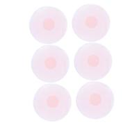 SMASOLO 3 pares Adhesivos Invisibles para Pecho sin Costuras Cobertura Creativa Silicona Cómoda para Vestido de Novia Sujetador Invisible sin Tirantes Color Natural