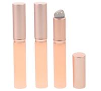 SMASOLO 3 piezas Cepillo de Labios de Silicona Reutilizable con Tapa Aplicador Redondo para Brillo y Color de Unidades Portátil para Maquillaje Preciso y Uniforme