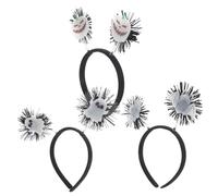 SMASOLO 3 Piezas Halloween Night Glow Bat And Ghost Headbands Spooky Bat Wing Hair Hoops For And Adults Comfortable Fit Party Accessories For Cosplay Festive Decoration