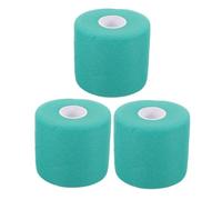 SMASOLO 3 Piezas Máscara de elástica deportiva cinta pre-envoltura deportiva cinta de de entrenamiento preenvuelta pre-envoltura atlética esponja Verde