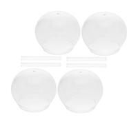 SMASOLO 4 Juegos DIY Japanese Wind Bells Kit With Transparent Glass Domes And Tubes Creative Pendant Chimes For Outdoor Garden Patio Balcony Decoration