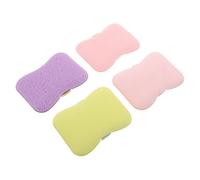 SMASOLO 4 Piezas Bolsas de Jabón Esponjas Exfoliantes para Ducha Esponja Corporal Suave Secado Rápido Eliminador de Muerta para Viaje Gimnasio Camping