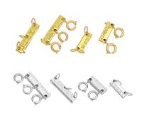 SMASOLO 4 Piezas broches del conector de joyería cierres magnéticos para collares