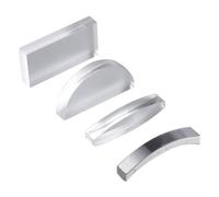 SMASOLO 4 piezas Kit de Lentes Ópticas de Vidrio con Lentes Cóncavas y Convexas para Experimentos de Física Educativa Portátil y Duradero para Enseñanza de Refracción Luz