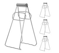 SMASOLO 4 Piezas Pinzas Plegables de Acero Inoxidable para Platos y Tazones Resistentes al Calor Antiescaldad con Diseño Ergonómico y Compacto para Cocina y Uso Doméstico