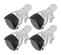 SMASOLO 4 Piezas Tapones de Vino de Acero Inoxidable Tapón de Botella Reutilizable con Sello al Vacío para Conservación de Vino y Cerveza Compatible con Botellas de Vidrio