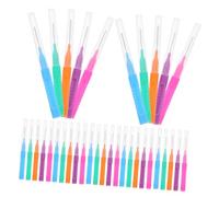 SMASOLO 50 Cepillos Interdentales Tipo i Mango Recto, Cerdas Suaves Para Limpieza Interdental, Portátiles 5 Colores (naranja, Azul, Verde, Fucsia, Morado) Ideales Para Higiene Bucal y Viaje