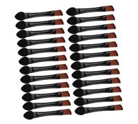 SMASOLO 50 Piezas Brochas de Maquillaje Doble Punta Angulada Aplicador de Sombra y Cepillo de Cejas Portátil para Definición Precisa y Perfilado Natural