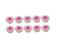 SMASOLO 50piezas Accesorios De Bricolaje Abs Forma De Para Decoración De Embellecedores Adhesivos Para Manualidades Color