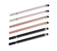 SMASOLO 6 Piezas Lápices Stylus Capacitivos para Pantallas Táctiles con Punta Fina Compatible con Teléfonos Tabletas y Portátiles para Dibujo y Escritura Precisa
