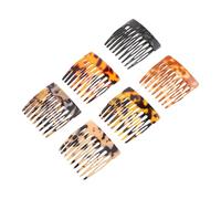 SMASOLO 6 Piezas Peines para Cabello Mujer con Diseño Vintage Peinetas Decorativas Antideslizantes para Moños y Peinados Diarios Accesorios Portátiles y Multifuncionales Patrones de