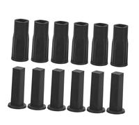 SMASOLO 6 Piezas Soportes para Árboles de Navidad de Plástico Negro Base Estable y Resistente para Árboles Artificiales Diseño Práctico y Duradero para Decoración Navideña