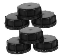 SMASOLO 6 Piezas Tapones de Rosca para Bidones de Gasolina Tapas de Ventilación y Sellado Hermético Repuesto para Latas con Interior de Tapa Negra Resistente para Evitar Acumulación de