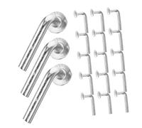 SMASOLO 70 piezas Pasadores de Seguridad Galvanizados para Estanterías de Palets Clips Resistentes para Soporte y Fijación Segura Fácil Instalación y Alta Durabilidad