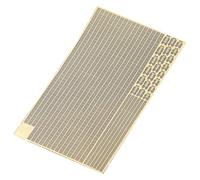 SMASOLO 700 Barandilla PE para Maquetas, Escalera Mecánica Dorada, Soporte Flexible para Construcción de Modelos y Manualidades