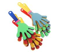 SMASOLO 8 piezas Palmas Plásticas para Animar Eventos Deportivos Juguetes Hacen Ruido Colores Vivos Fiesta Cumpleaños