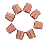 SMASOLO 8 Piezas Pies de Latón para Bandejas y Muebles Soportes Antideslizantes Cónicos para Bases de Madera Elevadores Decorativos para Caja de Joyería y Tablas de Cortar