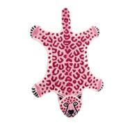 SMASOLO Alfombra Antideslizante con Estampado de León y Leopardo para Baño Cocina y Sala Tapete Decorativo para Suelo de Mascotas Fácil Limpieza y Tacto Cómodo