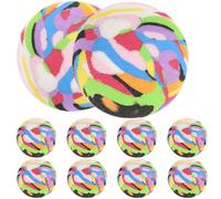 SMASOLO Balones de Práctica de Golf Esponja 10 Piezas Colores Vivos Alta Elasticidad para Entrenamiento Interior Accesorios Ejercicios Golf Seguro Duradero