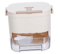 SMASOLO Bandeja de Hielo Apilable con Tapa Antivuelco para Congelador Molde para Cubitos Reutilizable y Compacto Contenedor Pequeño para Cócteles Café y Cerveza Nevera Portátil