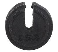 SMASOLO Báscula Ortopédica de Hierro 0,5 Kg Gancho, Peso Ranurado para Tracción Médica, Contrapeso Calibrado para Equipos de Tracción y Básculas Antiguas, Uso Clínico Profesional