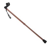 SMASOLO Bastón para Ancianos Telescópico de Aleación de Aluminio Ajustable Base Antideslizante y Empuñadura Ergonómica, Bastón Plegable de Senderismo para Movilidad y Actividades al Aire