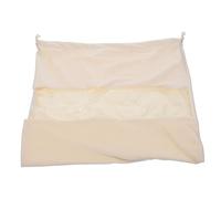 SMASOLO Bolsa para Secador de Pelo con Cordón Antiarañazos Ligera y Resistente Organizador de Accesorios para Viaje y Hotel Beige Pequeña Almacenamiento Compacto