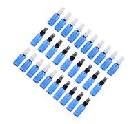 SMASOLO Botellas de Viaje 30Ml Pack de 30 Frascos de Cosméticos Transparentes Dispensadores de Perfume a Prueba de Fugas Mini Contenedores para Maquillaje