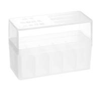 SMASOLO Caja Congeladora de Laboratorio Tapa 10 Compartimentos para Tubos de Ensayo 18/2 Ml Organizador de Muestras Biológicas para Almacenamiento Seguro y Gestión en Hospitales E