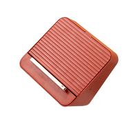 SMASOLO Caja De Almacenamiento De Pintalabios Organizador De Maquillaje 1 Unidad Tamaño Compacto Color Rojo Para Escritorio Dormitorio Portátil Sin Polvo