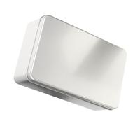 SMASOLO Caja De Hojalata Para Galletas 180x110x55 Mm Mate Tapa, Lata Pequeña De Conserva, Metálica Resistente Para Dulces, Almacenamiento y Regalos Fiestas