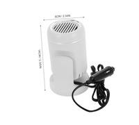 SMASOLO Calentador Eléctrico para Coche 24v Función Frío y Calor Ventilador Giratorio 360° Desempañador de Parabrisas Portátil para Calefacción y Descongelación Rápida en Vehículo