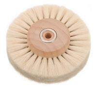 SMASOLO Cepillo de Plástico para Taladro Núcleo de Madera Cepillo Pequeño para Pulir y Eliminar Óxido en Grietas de Piedra 4 Hileras de Cerdas Blancas para Pulido y Limpieza en Joyería