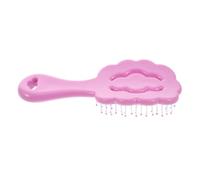 SMASOLO Cepillo Desenredante Infantil Pequeño sin Tirones para Cabello Rizado y Grueso Masajeador de Cuero Cabelludo Morado Diseño de Dibujos Animados Adecuado para Uso Escolar y Viaje