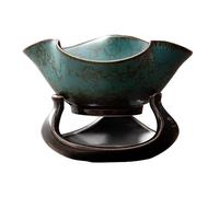 SMASOLO Colador de Cerámica Retro para Té Decorativo para Sala y Oficina Accesorio Ligero y Compacto para del Té