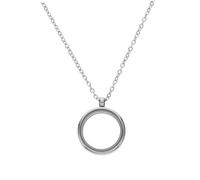 SMASOLO Colgante De De Acero Inoxidable 25mm Con Cadena De Cruz Colgante Flotante Para Recuerdos Collar De Bricolaje Adaptable a Estilos De Joyería Adecuado Para Bodas y Ocasiones Obsequios