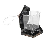 SMASOLO Comedero Colgante para Pájaros de Metal en Estilo Retro, Gran Capacidad, Color Bronce Antiguo, Resistente Intemperie para Jardín y Balcón al Aire Libre