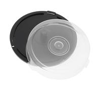 SMASOLO Contenedor Portátil para Almacenamiento de y Dvds Cubo Vacío Resistente de PP para Organizar y Proteger hasta Discos y Práctico para Viaje y Hogar