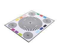 SMASOLO Cuadro De Calibración De Cámara Verificador De Color del Monitor Cuadro De Resolución De Lentes Herramienta De Prueba De Vigilancia Herramienta De Prueba De Enfoque De Cámara