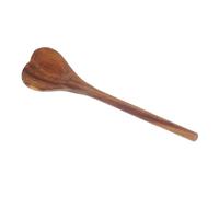 SMASOLO Cuchara de Madera para Remover Café en Forma de Corazón Cuchara Sopera Pequeña de Madera de Acacia 18X5 CM Cucharita de Postre y Miel para Cocina y Té Utensilio Casero Práctico
