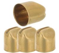 SMASOLO Cuñas Cónicas de Latón para Mangos de Cuchillo 4 Piezas Tamaño 6 Accesorios para Fijadores de Tiradores de Cocina Herramienta de Seguridad para Cortadores Uso en Bricolaje y