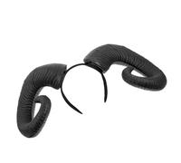 SMASOLO Diadema con Cuernos Negros para Adulto Diadema Creativa para Fiesta de Halloween y Festival de Fantasmas Accesorio y Seguro para Fotos y Disfraces